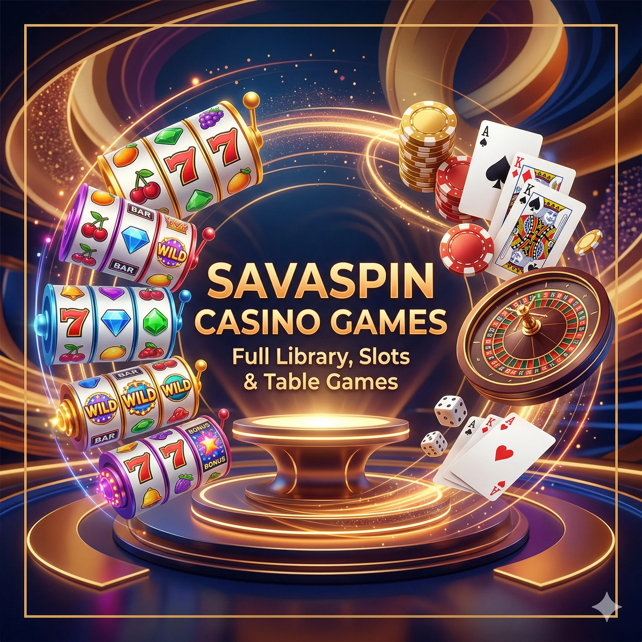 Savaspin Casino Games: Full Library, Slots & Table Games