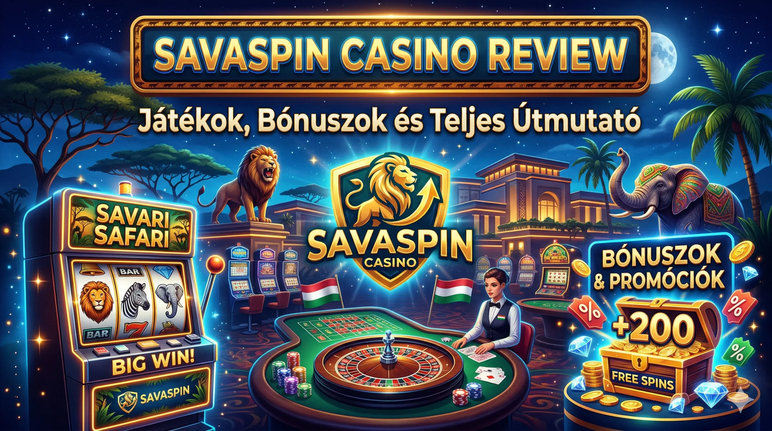 Savaspin Casino Review – Játékok, Bónuszok és Teljes Útmutató