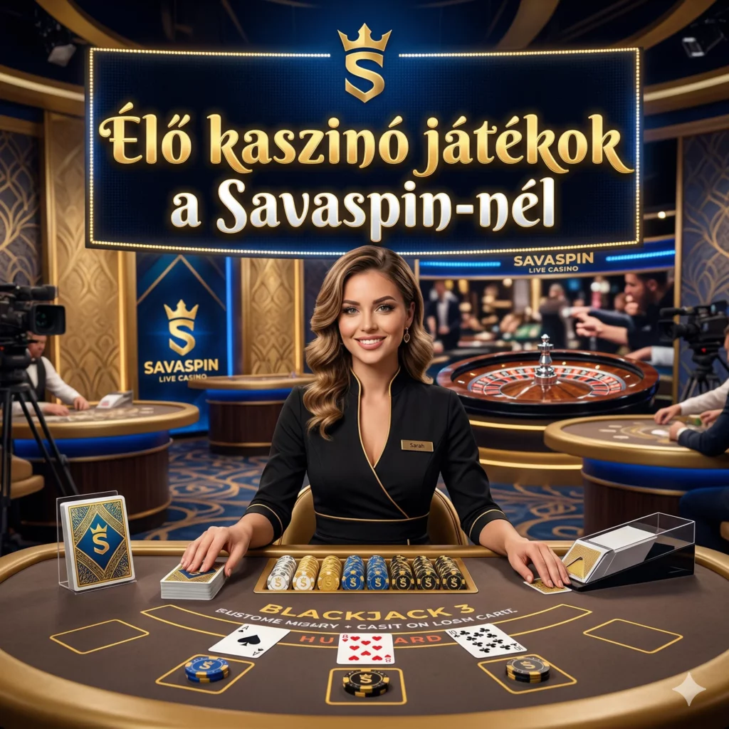 Élő kaszinó játékok a Savaspin-nél