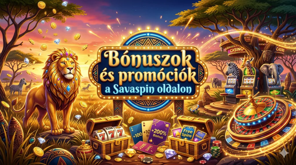 Bónuszok és promóciók a Savaspin oldalon