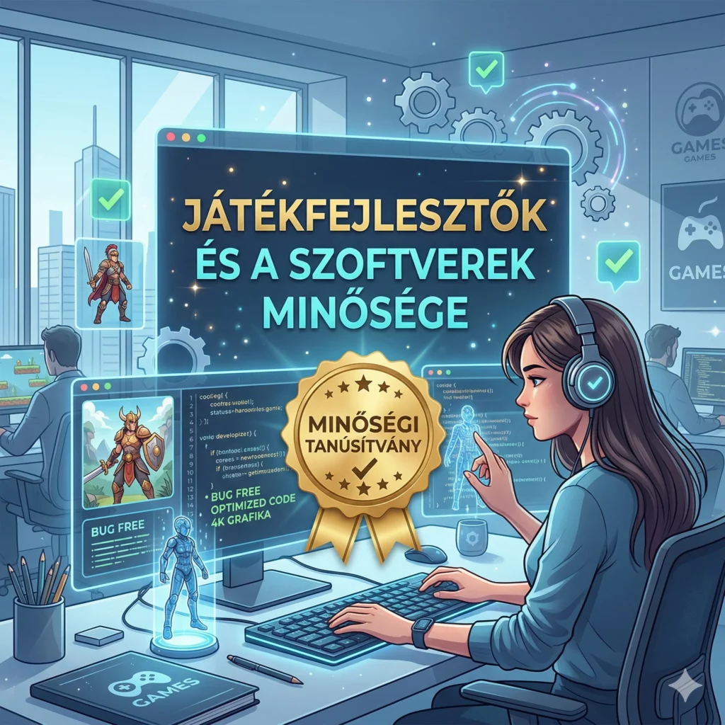 Játékfejlesztők és a szoftverek minősége